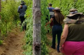 Visita à propriedade da Tasiane e do Carlos