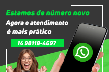 Novo número de atendimento