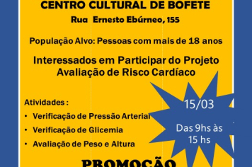 Avaliação de Risco Cardíaco – Participe!