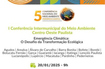 Bofete participa de Conferência Intermunicipal do Meio Ambiente do Centro Oeste Paulista