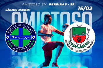 AMISTOSO EM PEREIRAS! 