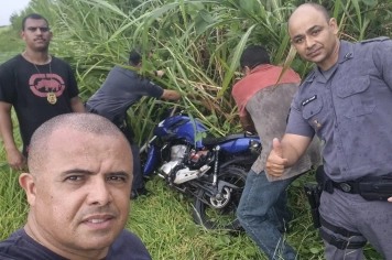 GCM de Bofete e Polícia Militar de Torre de Pedra recuperam motocicleta furtada.