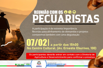 CONVITE AOS PECUARISTAS DE BOFETE! 