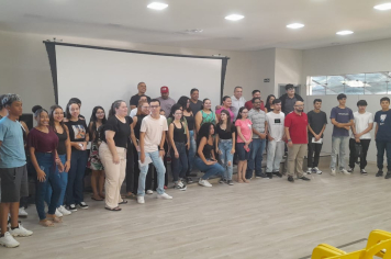 Reunião com os estagiários
