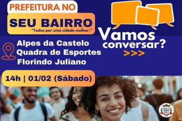 Prefeitura no Bairro – Estamos chegando ao Alpes da Castelo!
