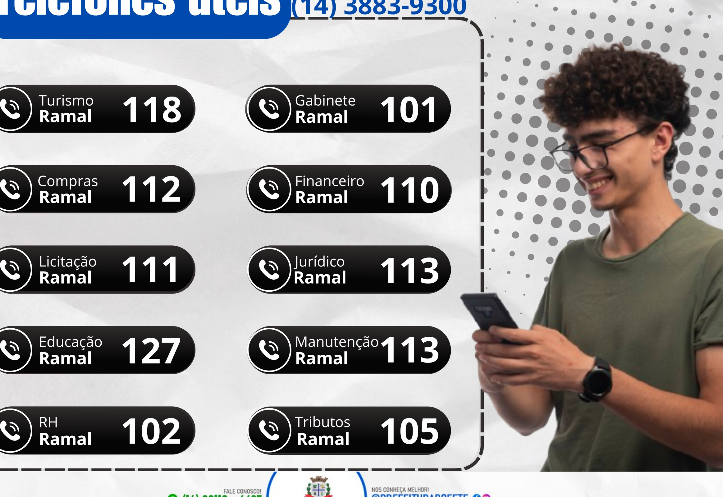 Telefones Úteis – Prefeitura de Bofete