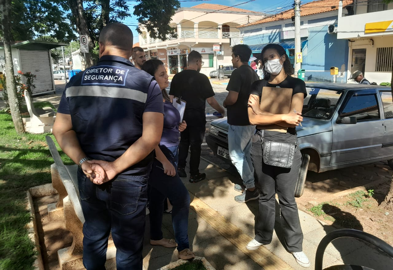 ABORDAGEM SOCIAL NA PRAÇA DA MATRIZ DE BOFETE 