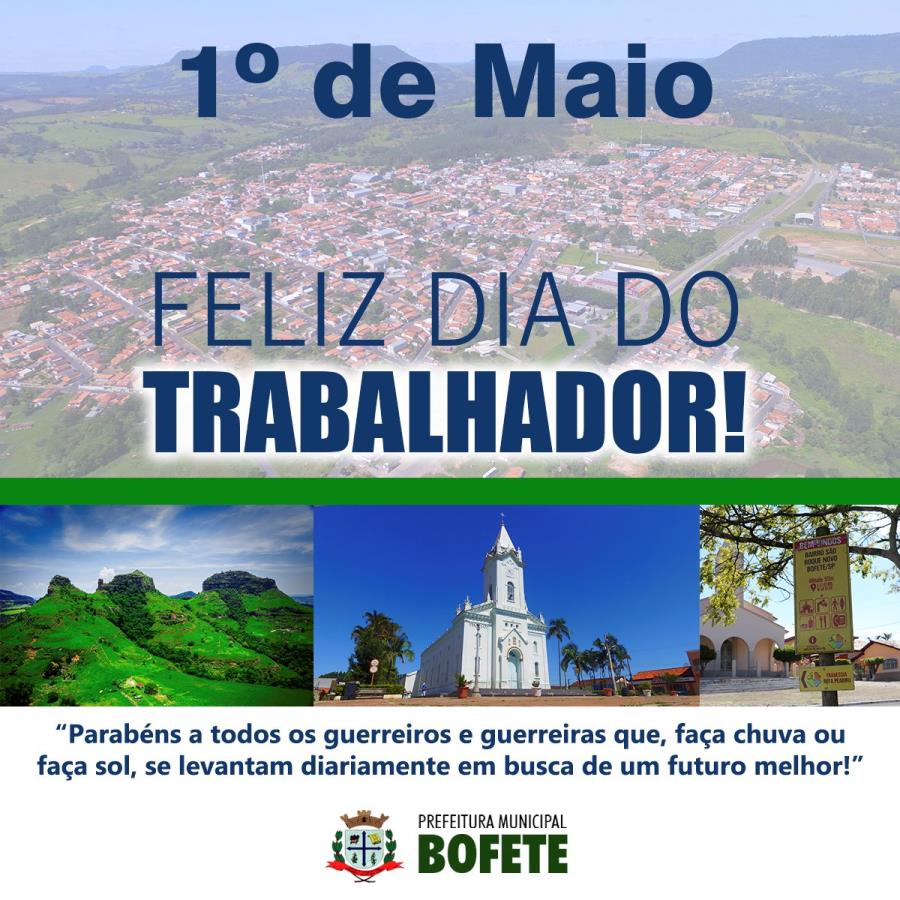 Feliz Dia do Trabalhador